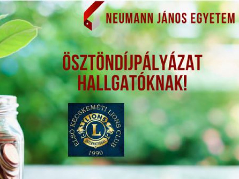 Ösztöndíjpályázat